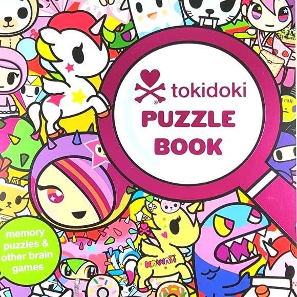 tokidoki Other - Tokidoki PUZZLE BOOK - 96 pages art search memory games Simone Legno